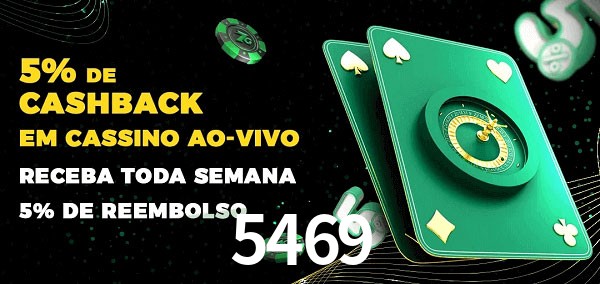 Promoções do cassino ao Vivo 5469